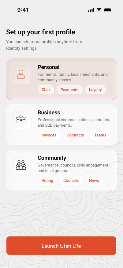 Multiple profiles, one you