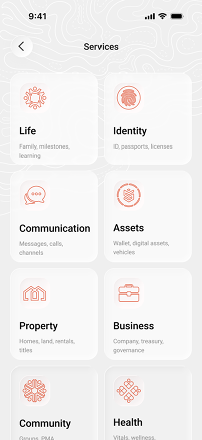 Every service in one place